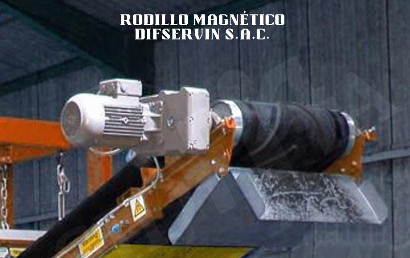 separador magnetico polea magnetica mineria metalmecanica industrial difservin fabricado en peru producto peruano maquinaria peruana