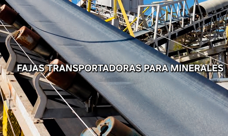 faja transportadora fajas transportadoras para minerales mineria metalmecanica industrial fabricado en peru producto peruano maquinaria peruana